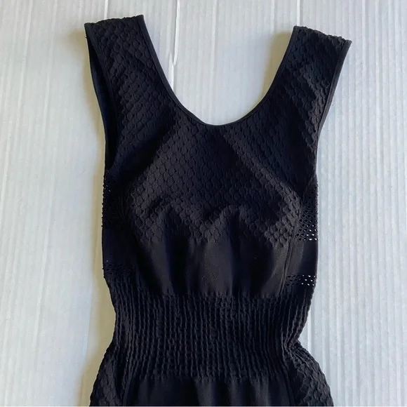 Intimately Free People Dress Womens XS/S Bodycon Tight Black Dress Cut Out - Picture 6 of 15